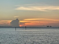 Fort Morgan fishing pier.