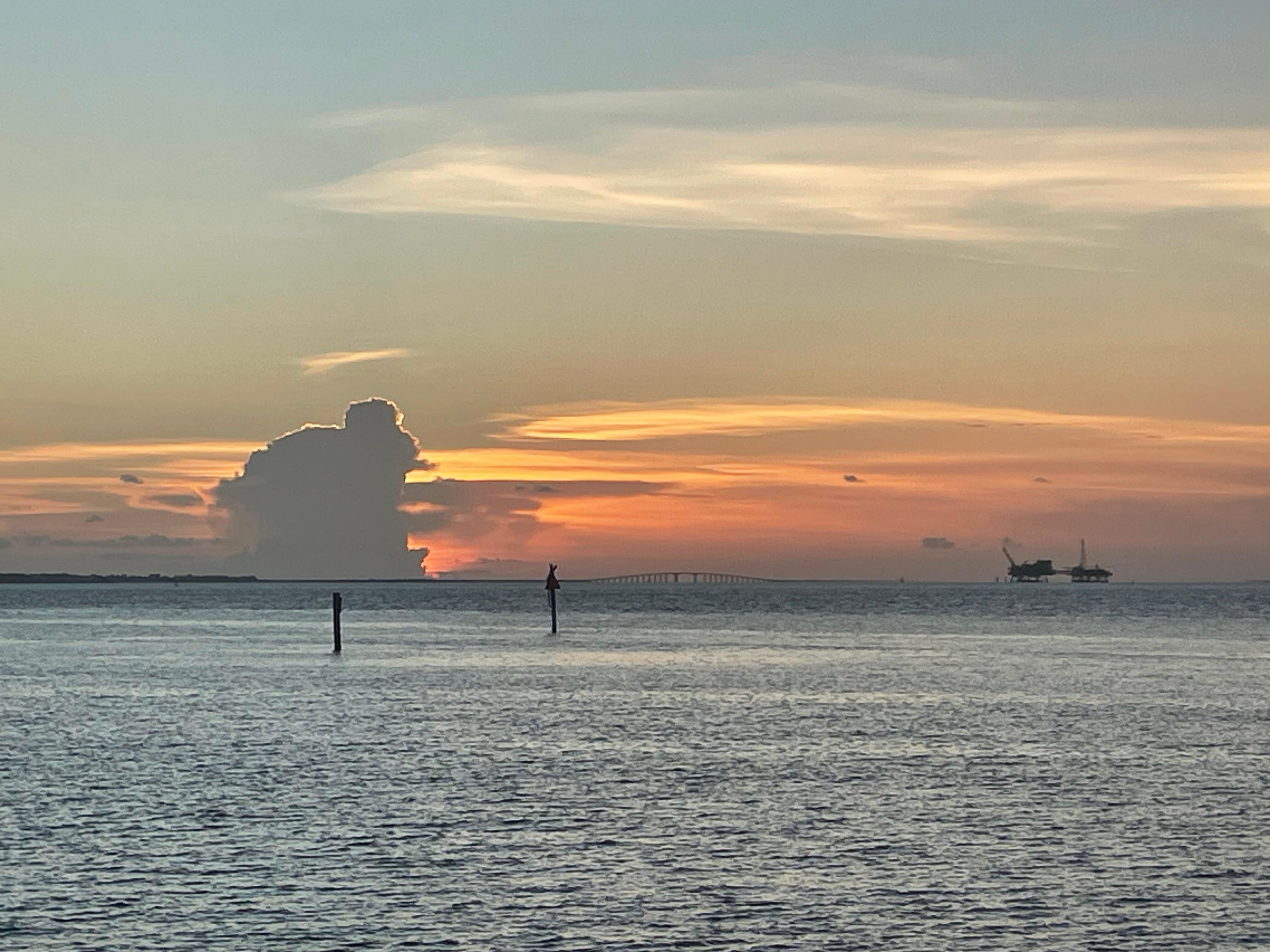 Fort Morgan fishing pier. 