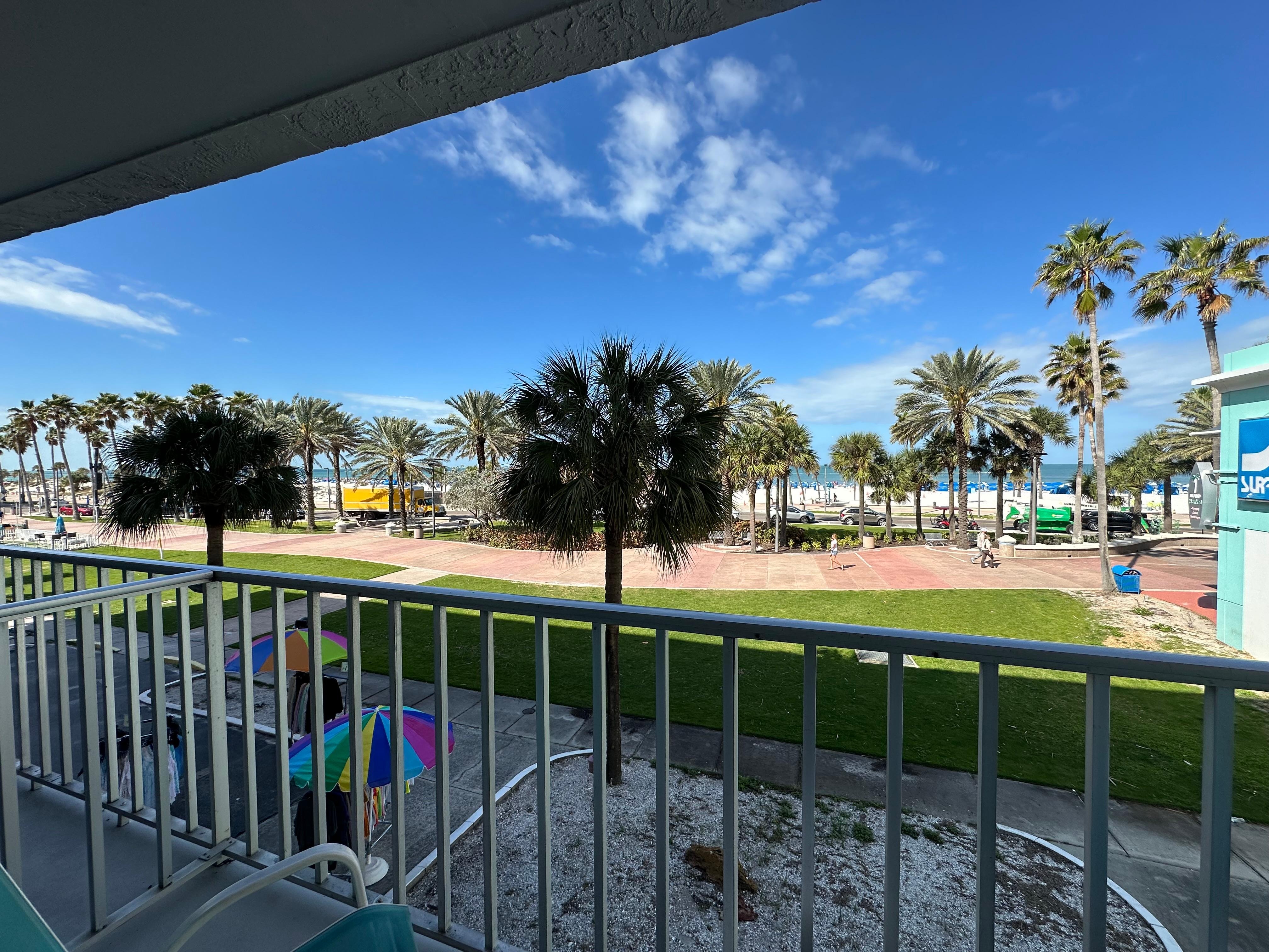 View from our balcony 