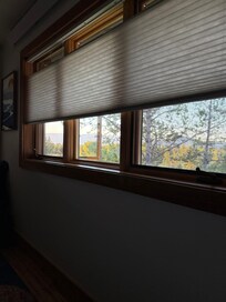 Morning window view from one of the bedrooms