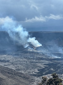 Kilauea volcano in action!