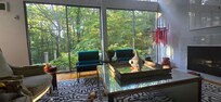 View from one of the living rooms. I enjoyed morning coffee from this spot everyday.