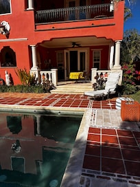 This is the entrance to our room.