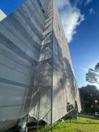 Outside scaffolding