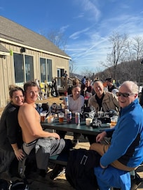 Cold beer at Checkerberry cabin
