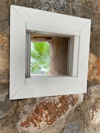 Small open windows brings the breeze all over the hotel