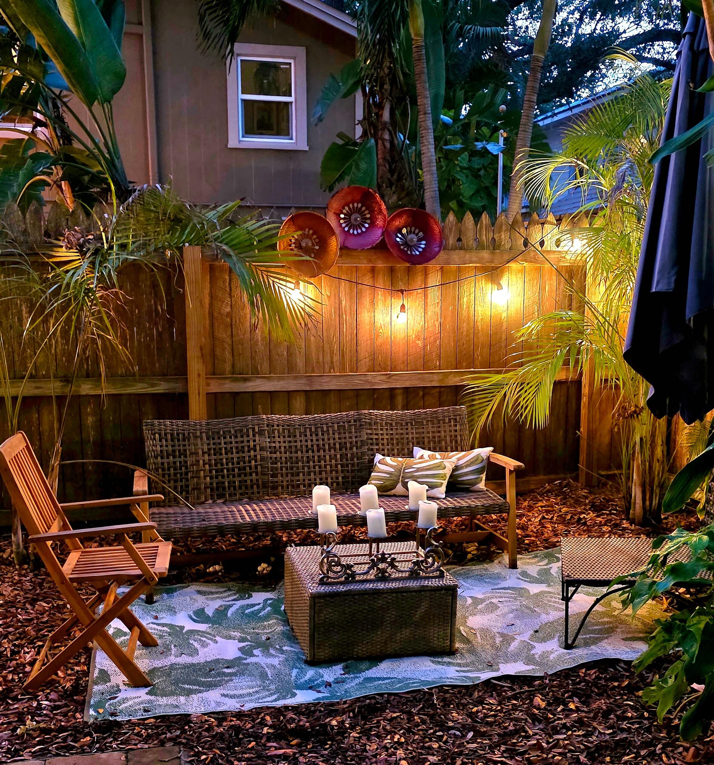 Cozy back yard