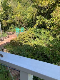 Sweet spot near the lemon tree.