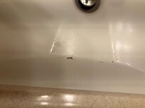 Cracked sink