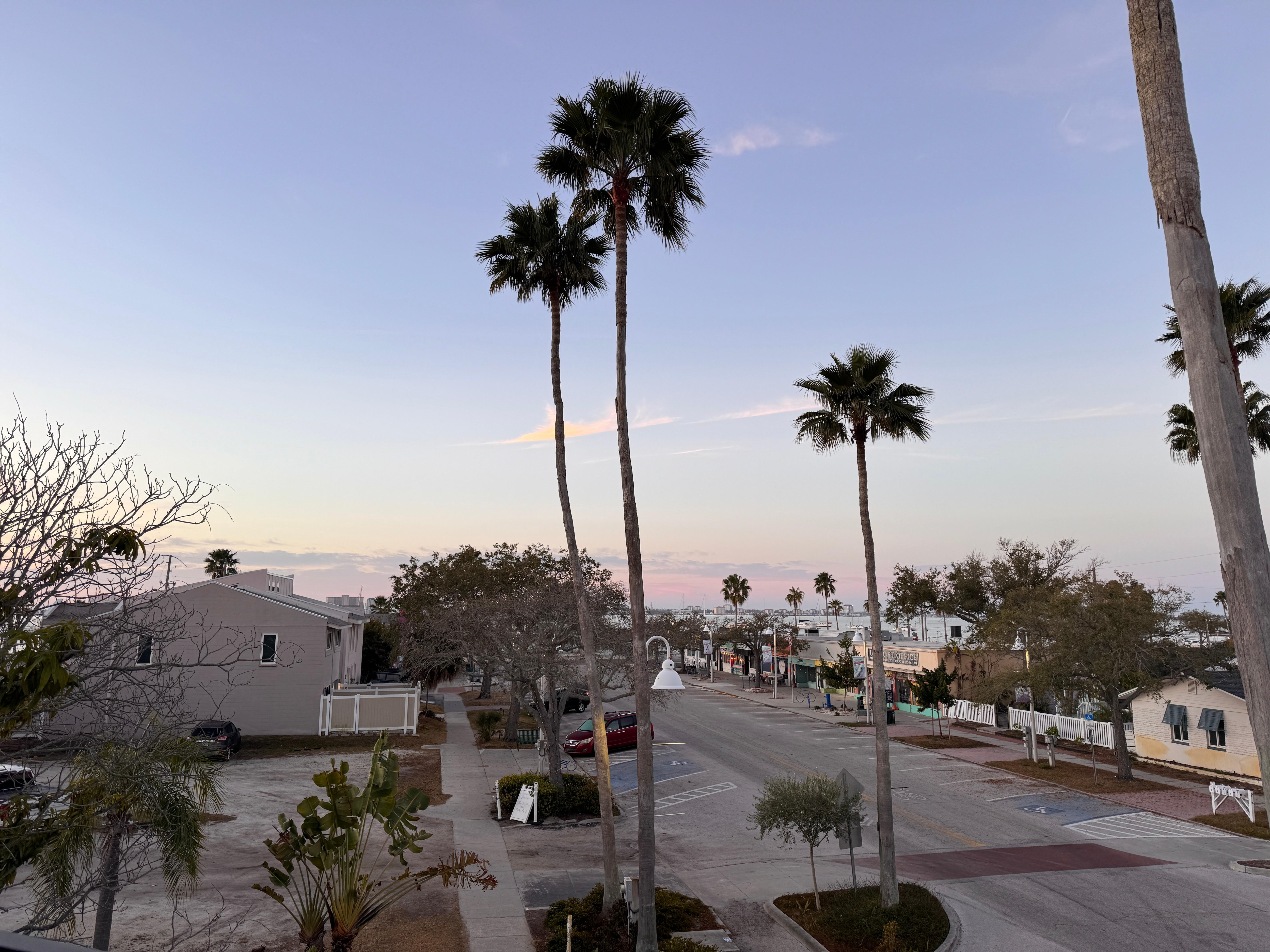 The view from the deck