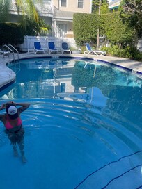 Our pool by Off Course.