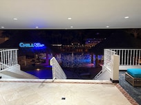 The pool after dark