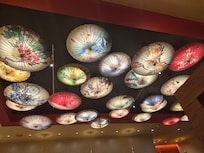 Chinese restaurant ceiling de oration