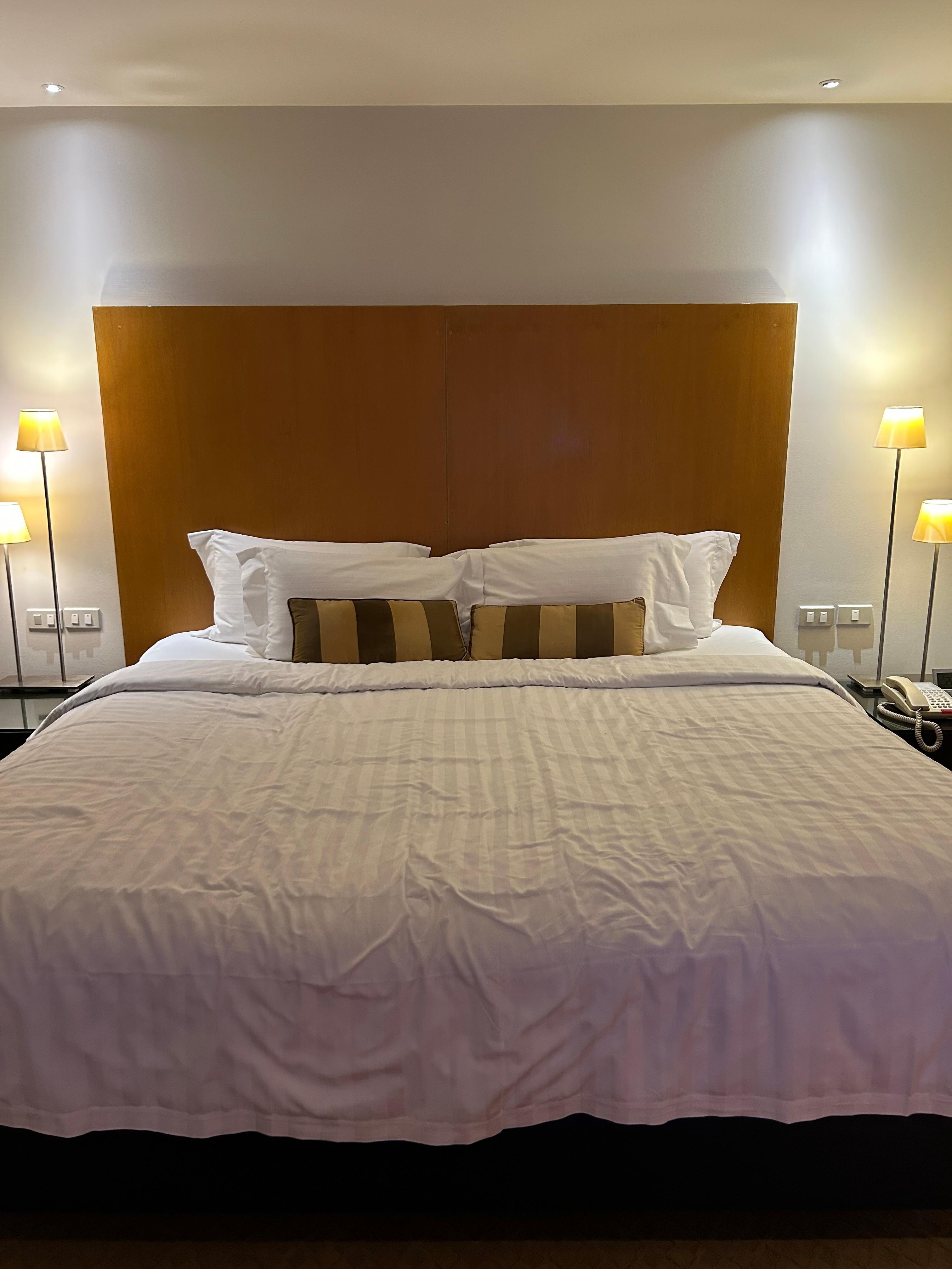 キングサイズのベッド