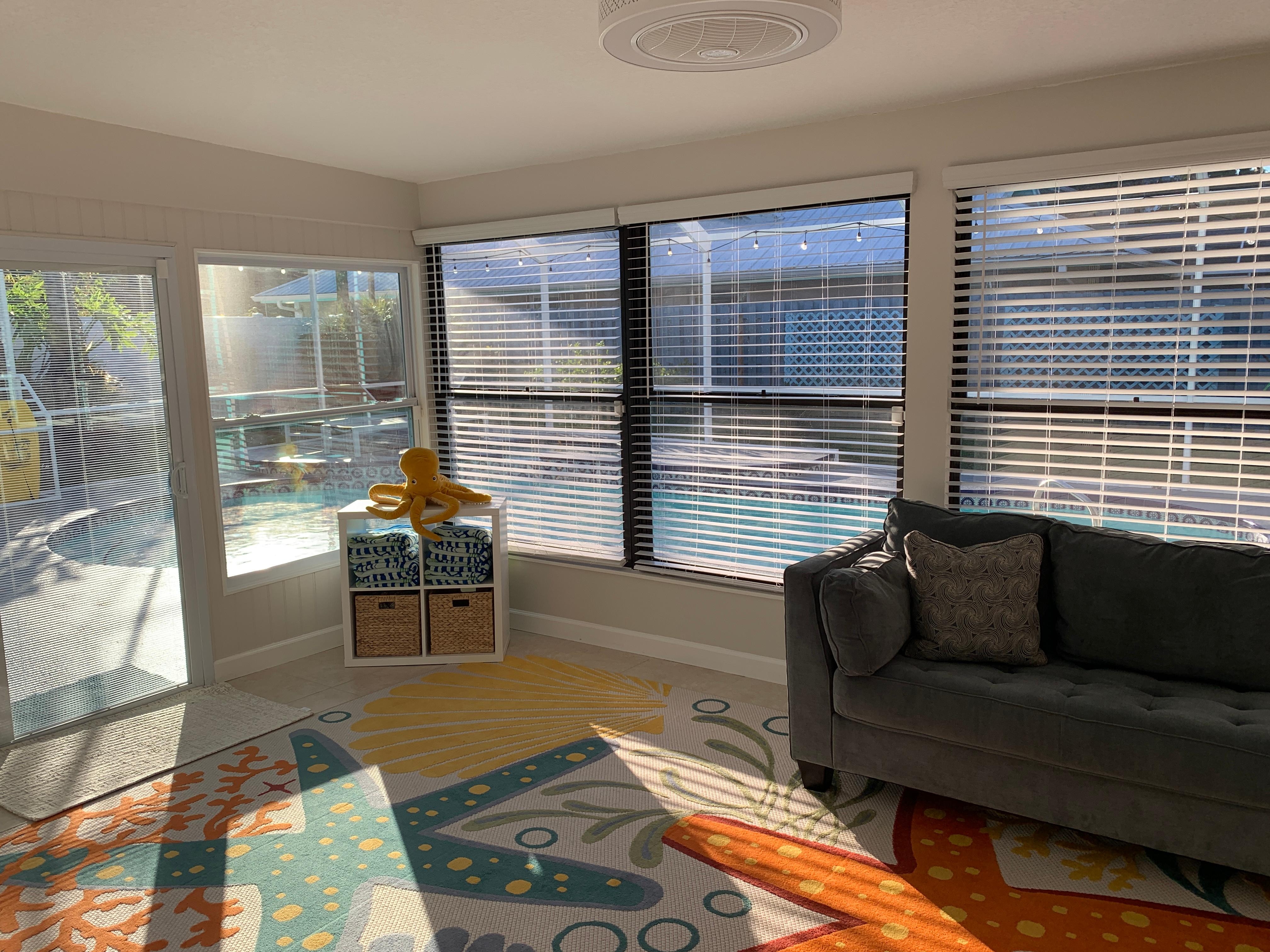 Sunroom 1 (looks out to pool area)