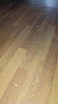 Just general disarray and trash on floor
