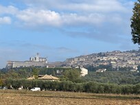 At The Base Of The Hill Leading Up To Assisi