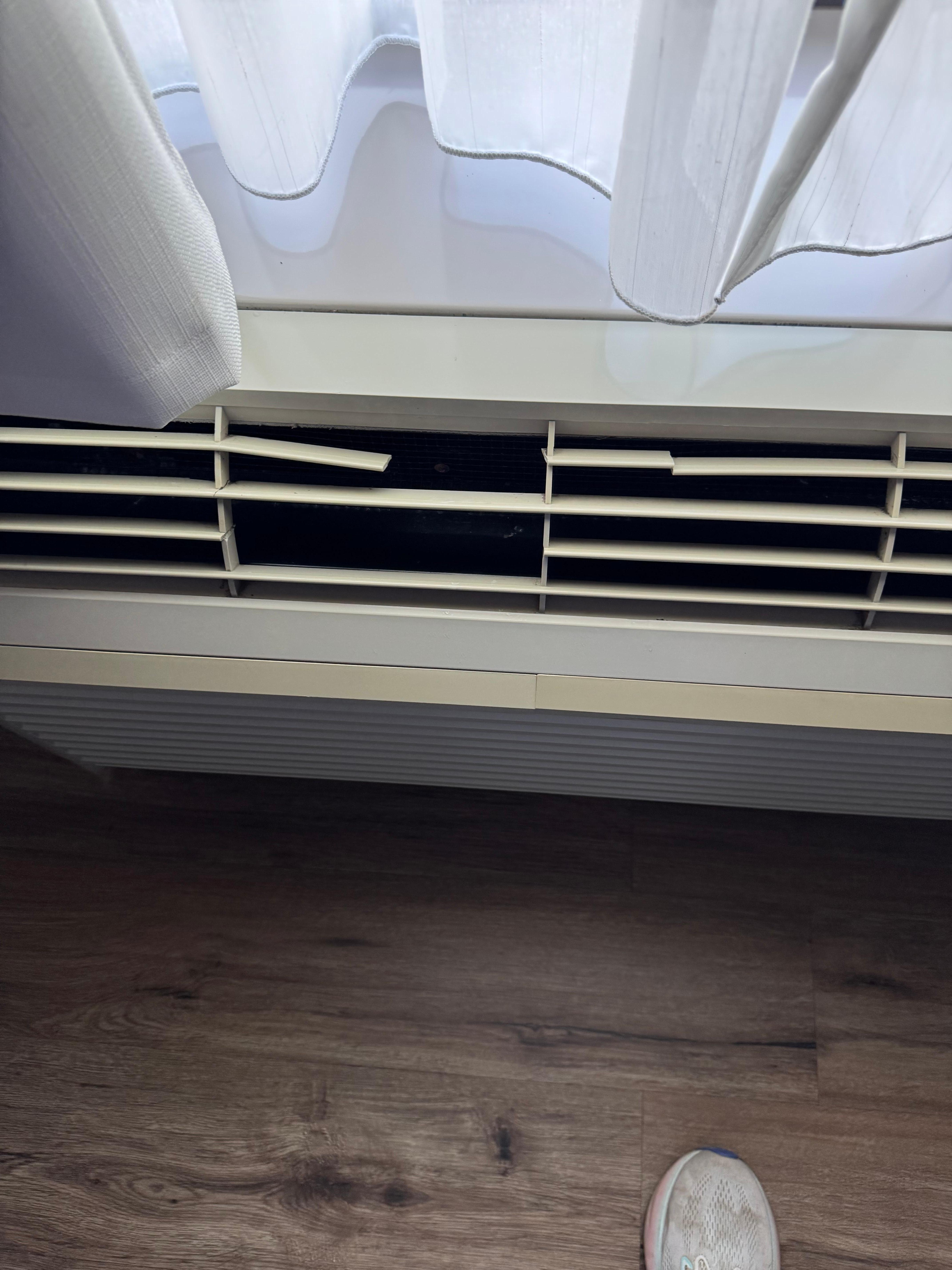 Broken ac vent