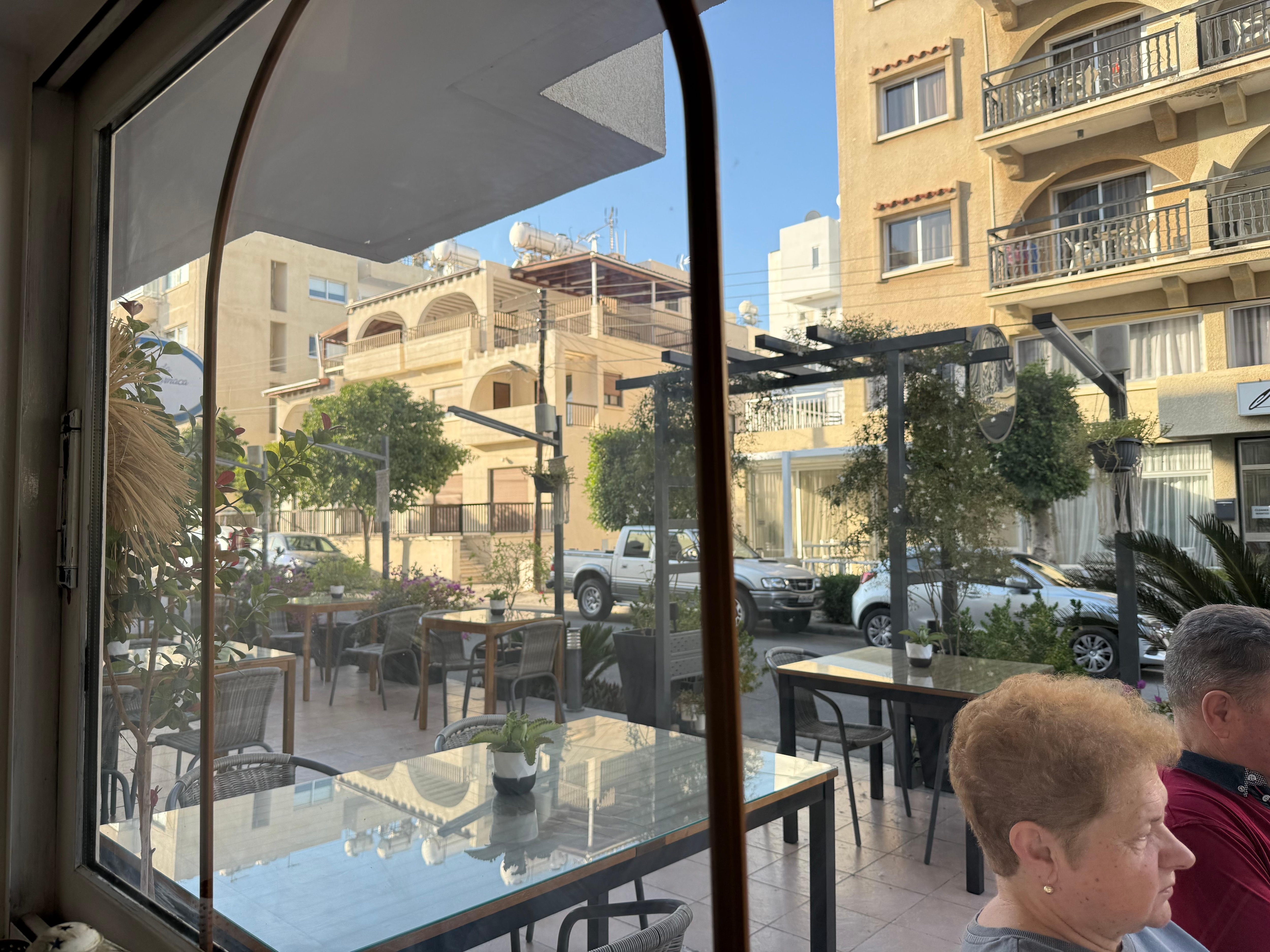 View from the restaurant 