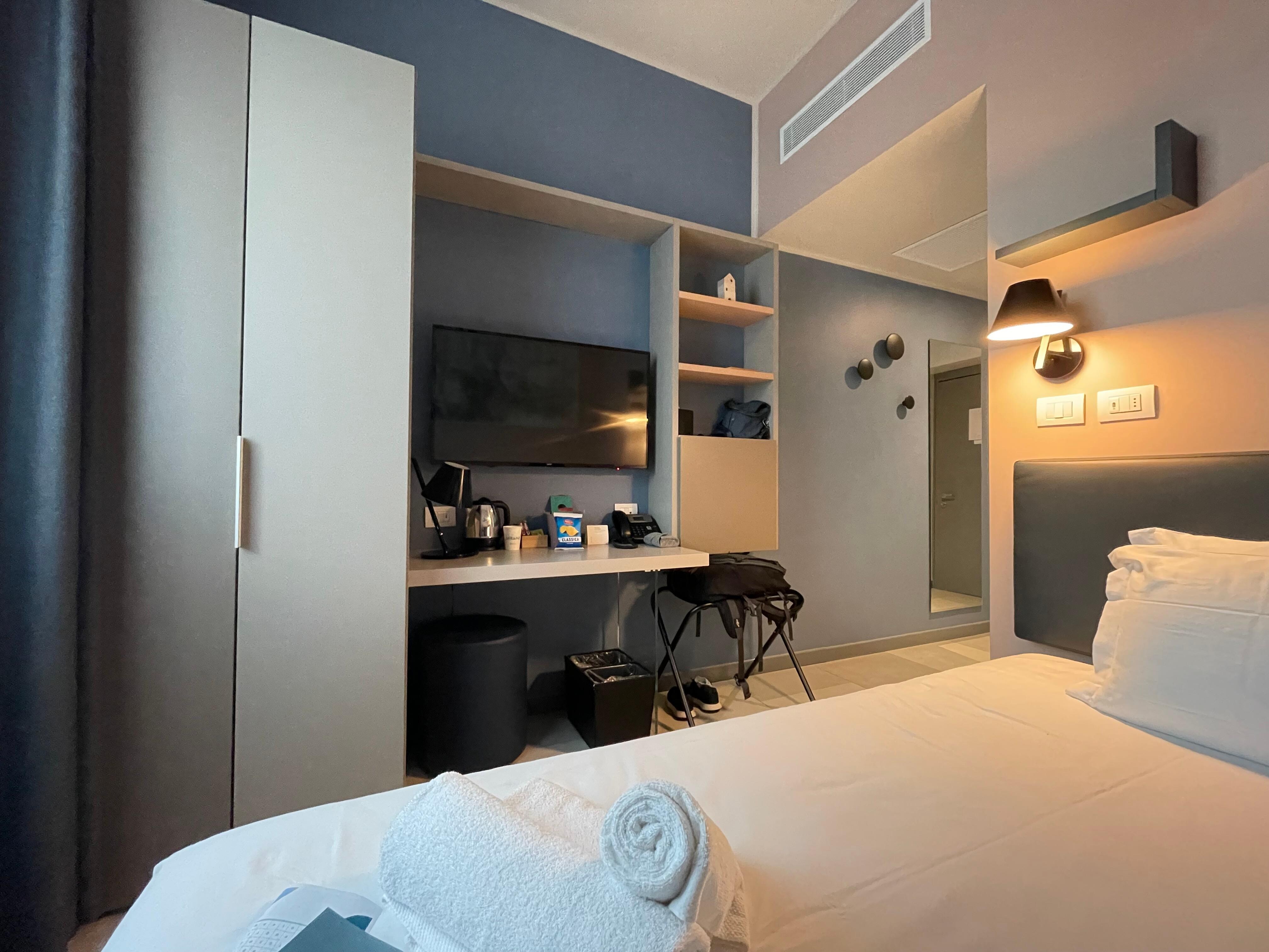 Bedroom from the bed