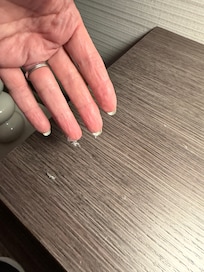 Hasn’t been dusted in weeks.