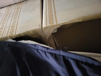 Broken bed frame