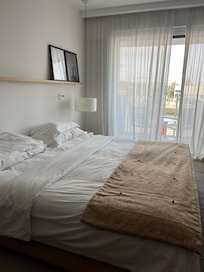 Bedroom with balcony