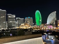 3Fの喫煙デッキからの夜景