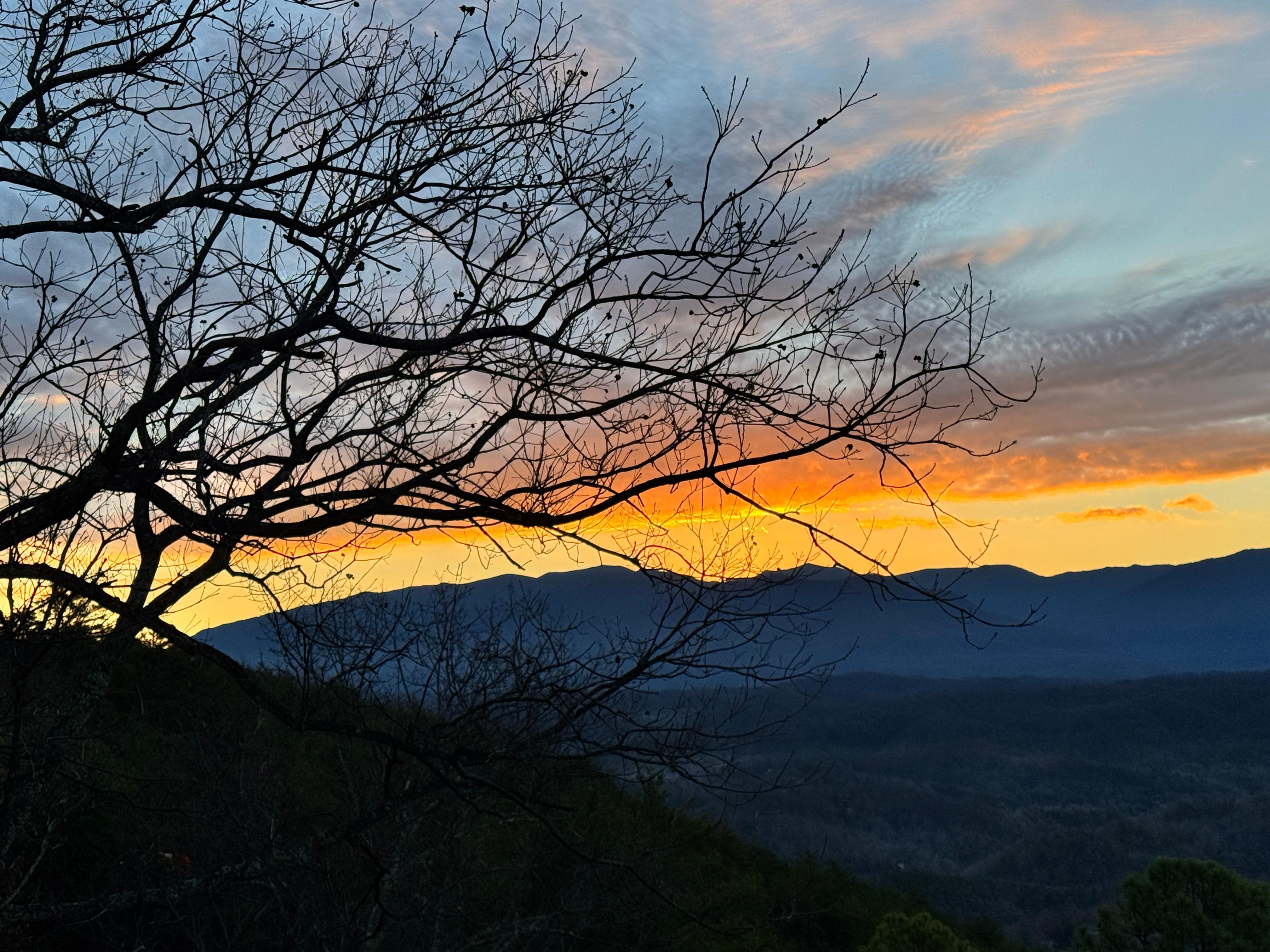 Sunrise over the Great Smoky Mountains