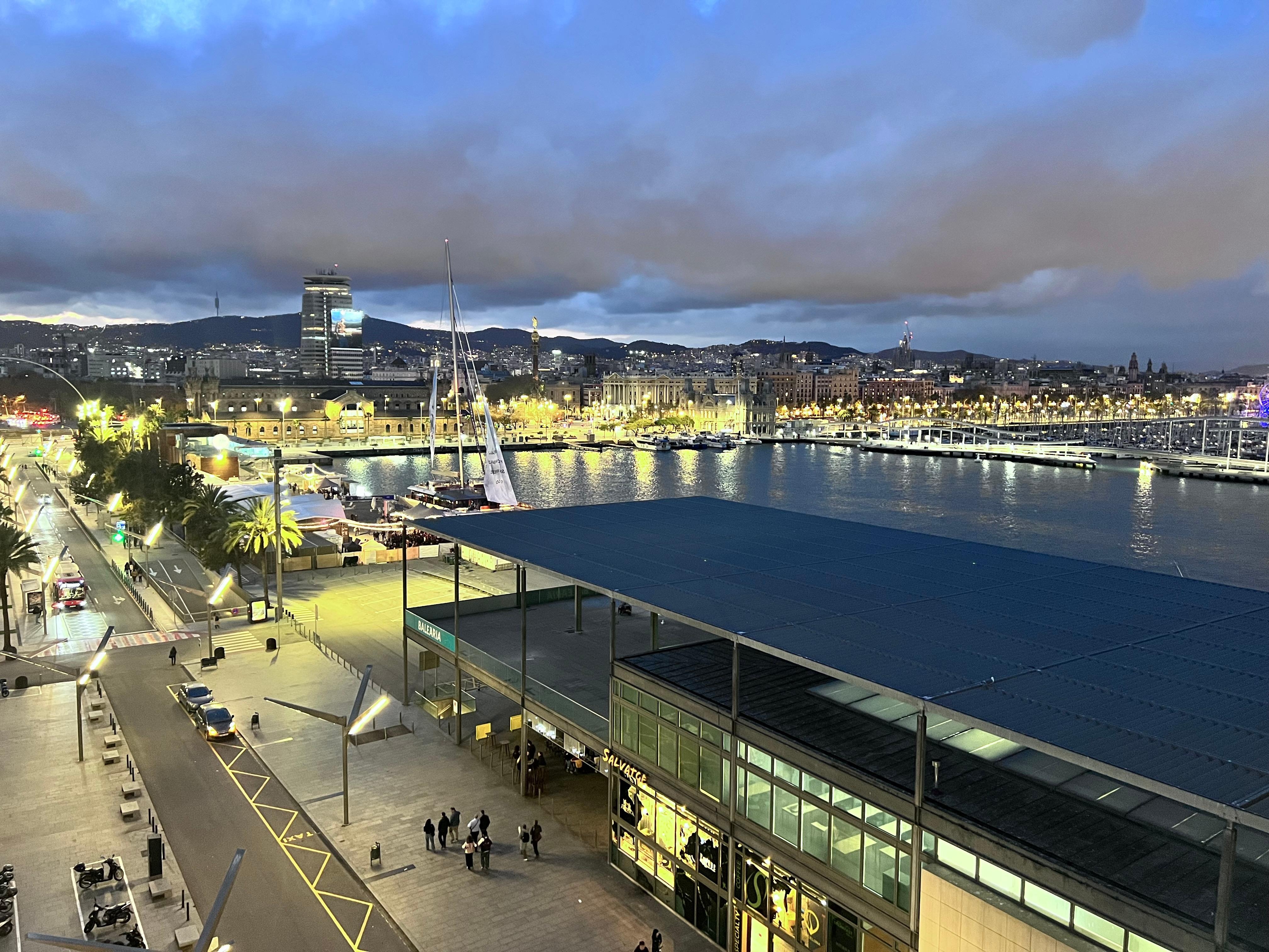 View from the room  I stayed in. 