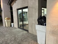 Both trash cans were overflowing and left for over 24 hours before finally emptied. Smelled pretty rough.