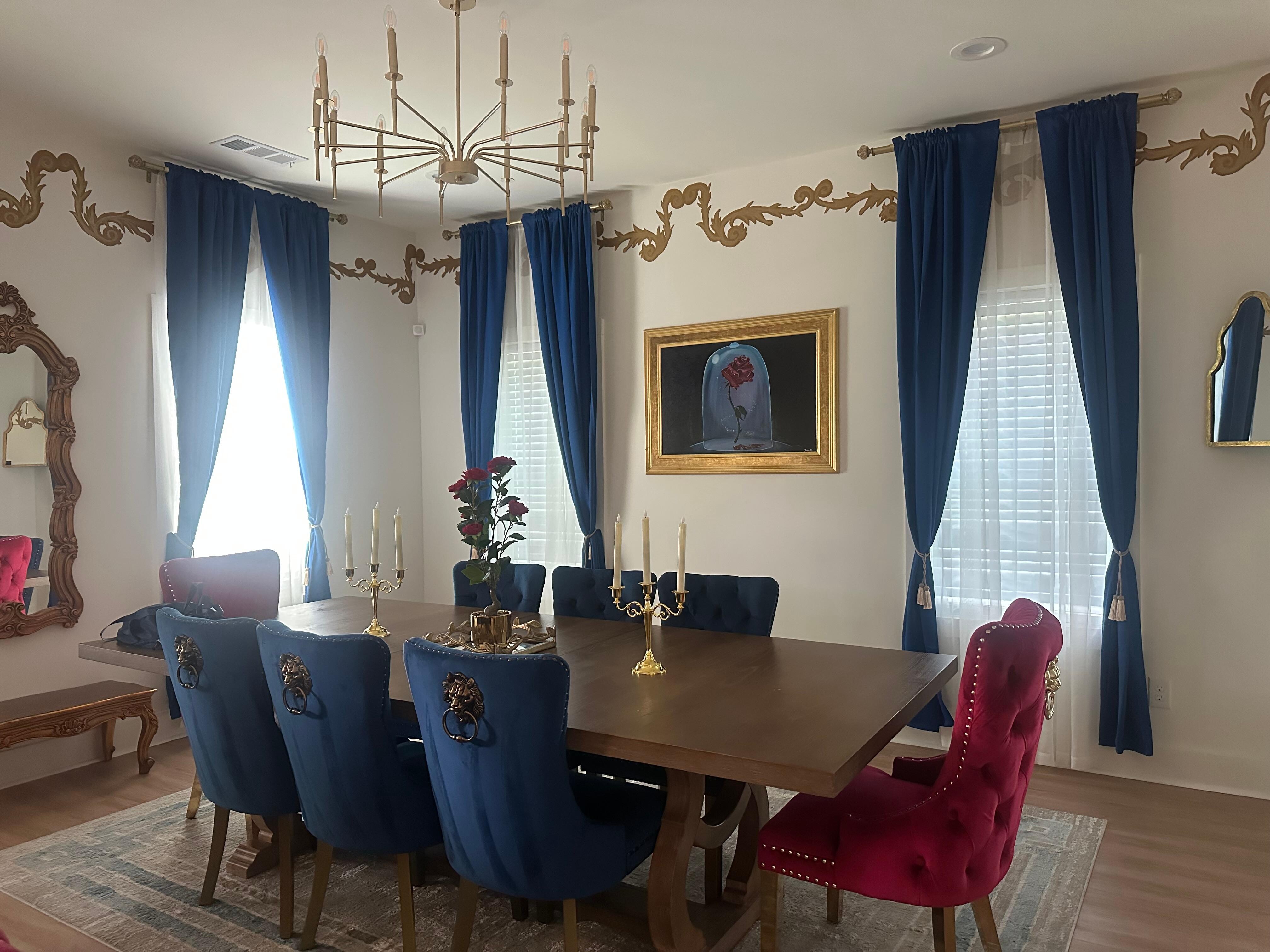 The dining room