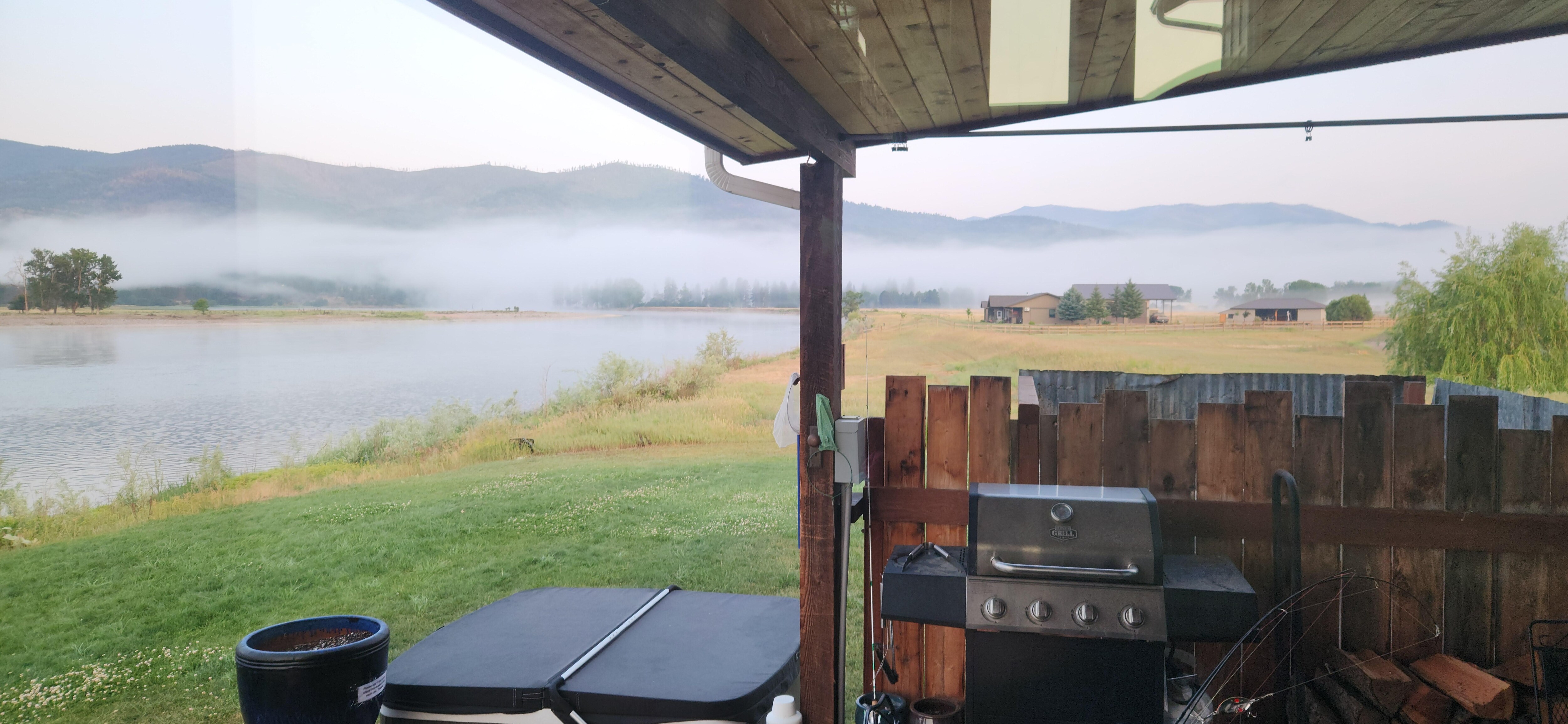 Fog showed up the last day but was burning off soon. 
