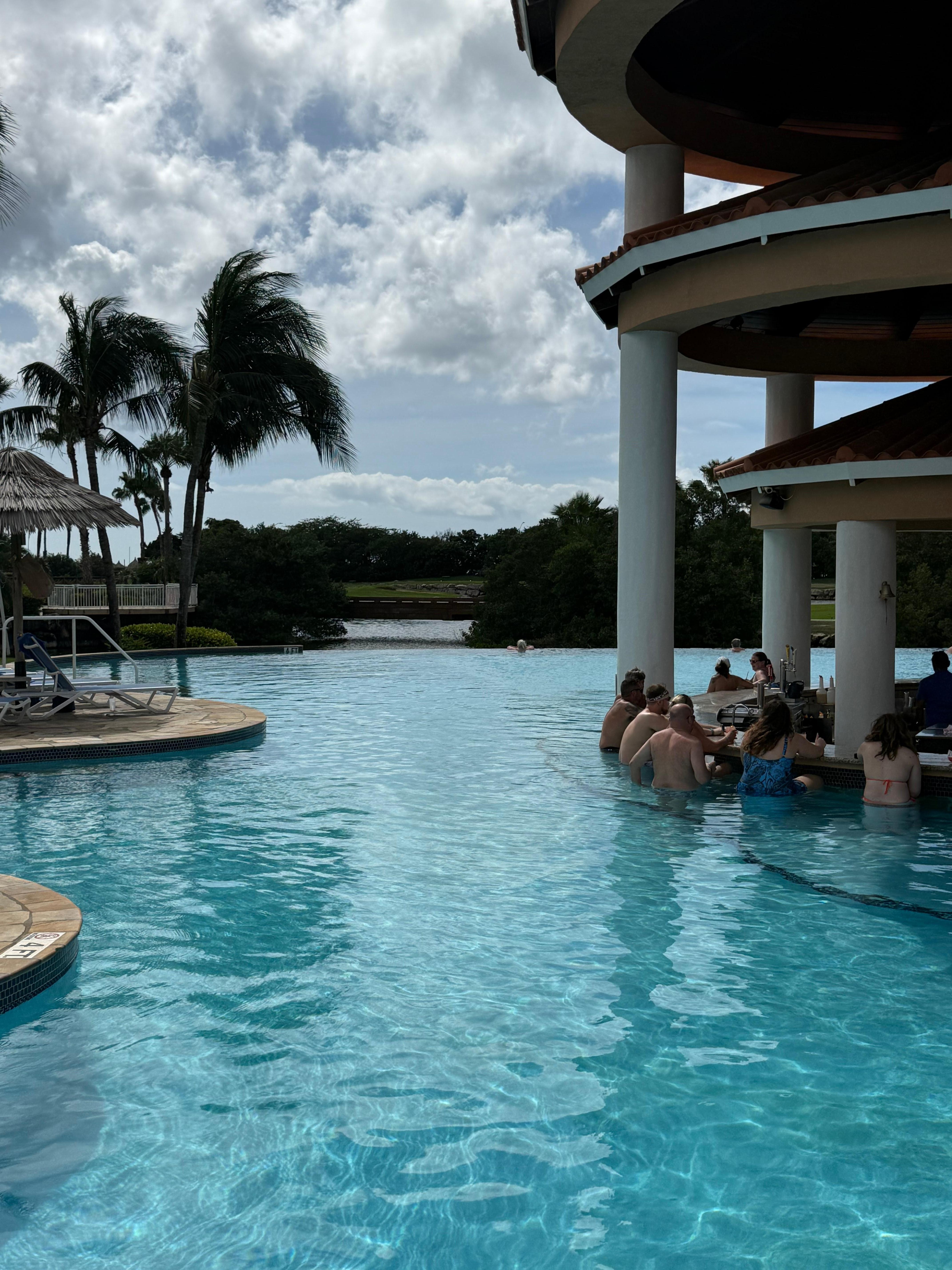 Infinity pool at Divi Golf 