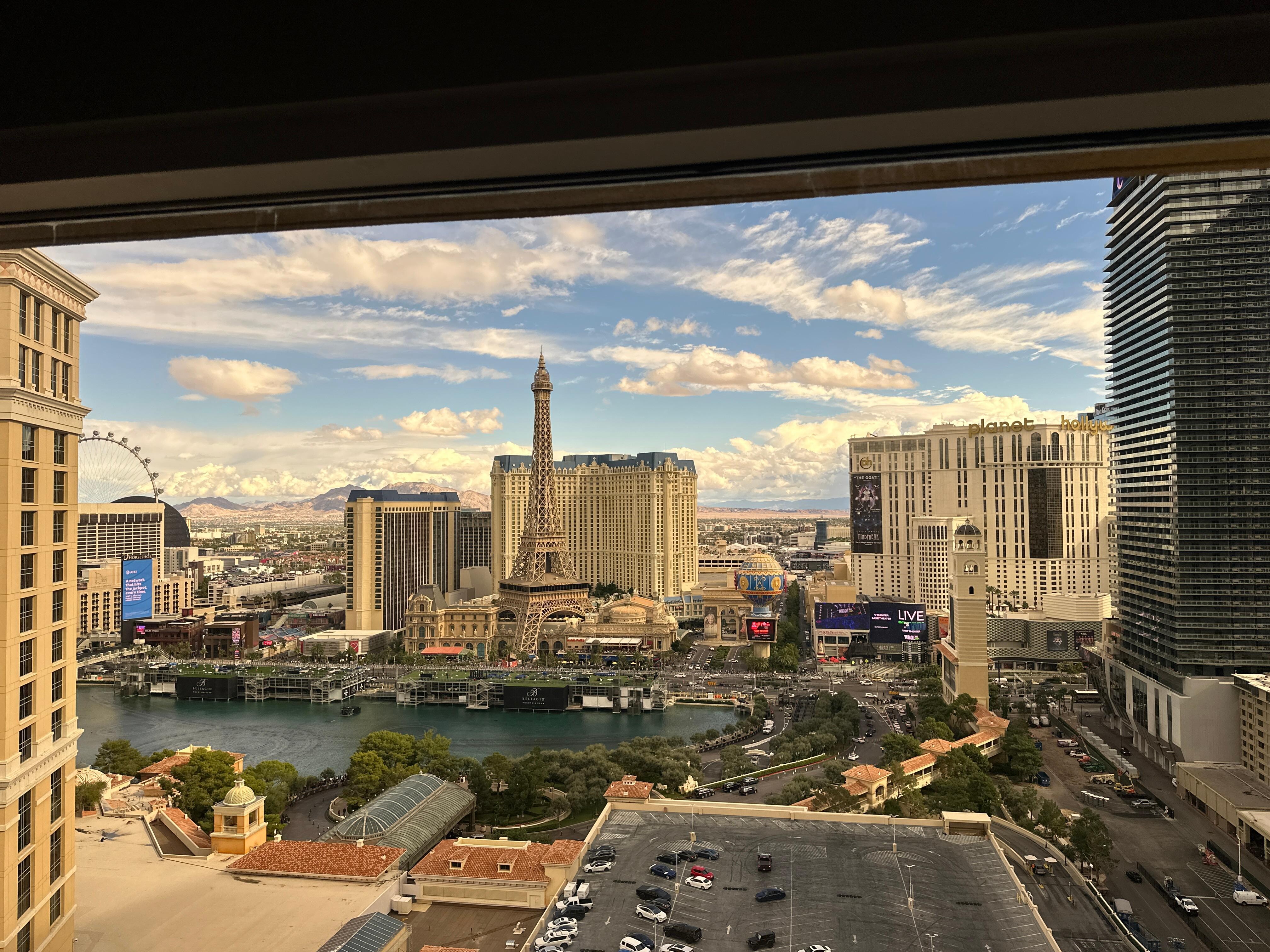 View from spa king room 