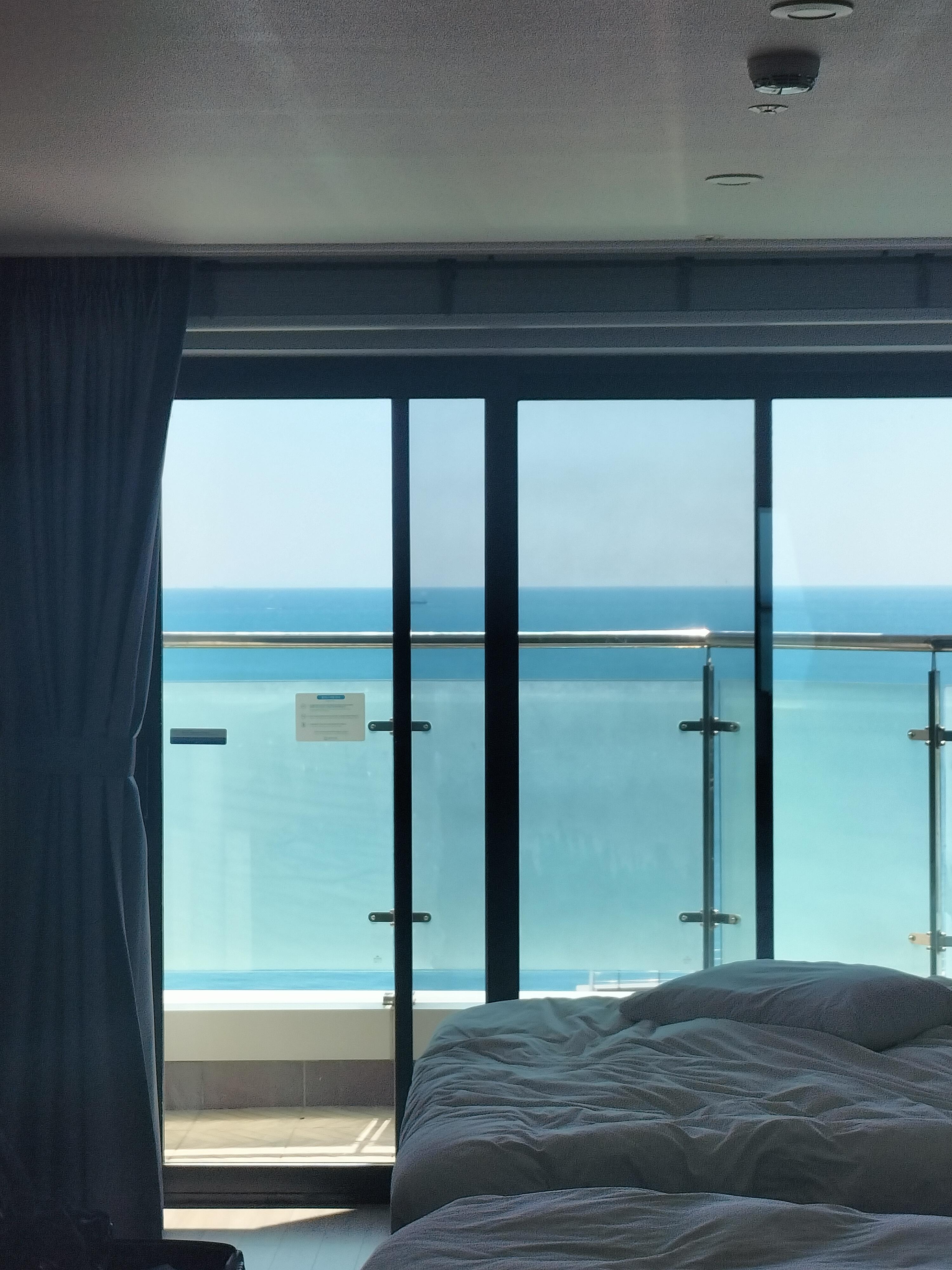 View from inside the room