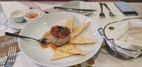 Try Fleming's Awesome service and atmospheric dinning.