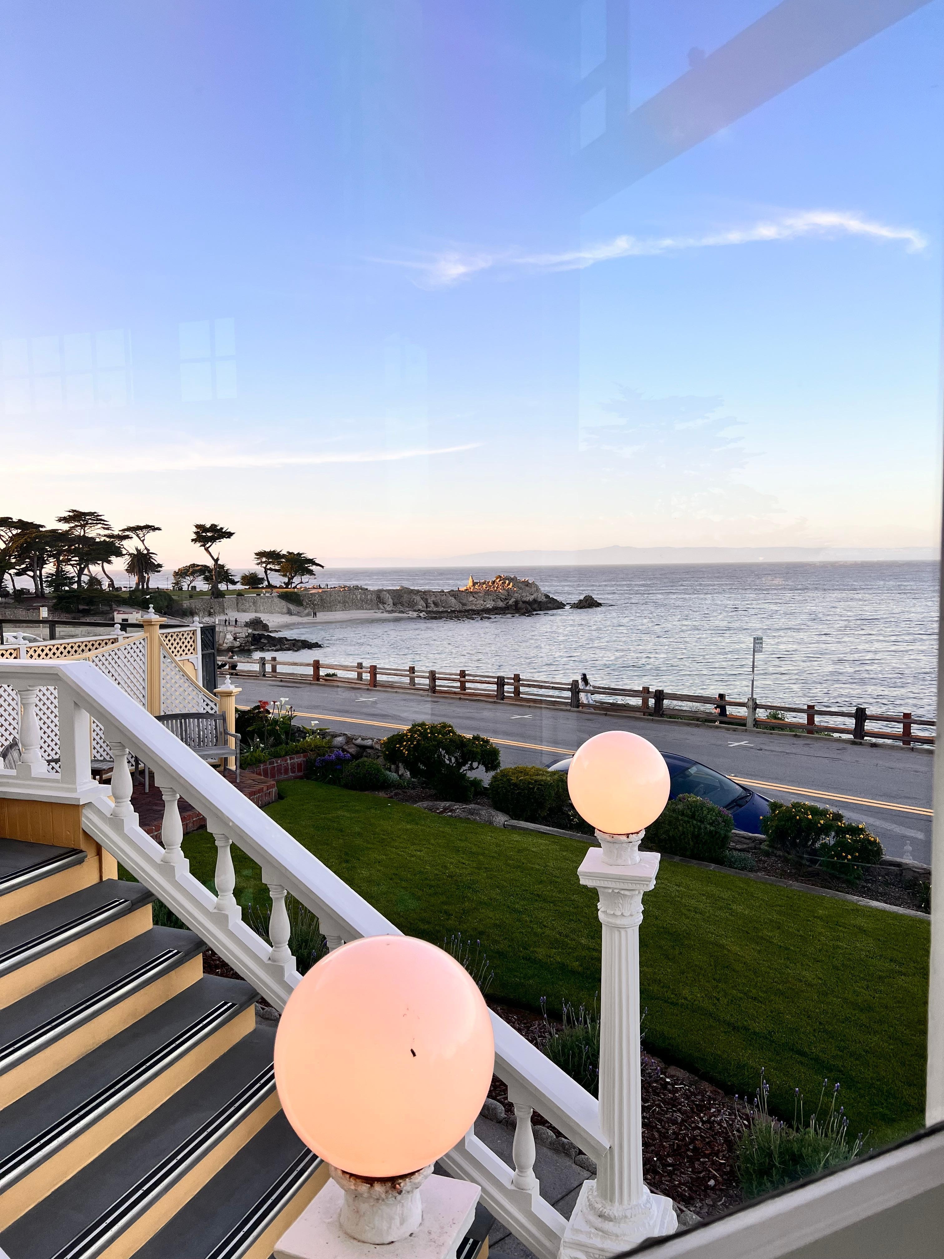 View from the lobby.