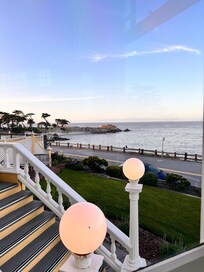 View from the lobby.