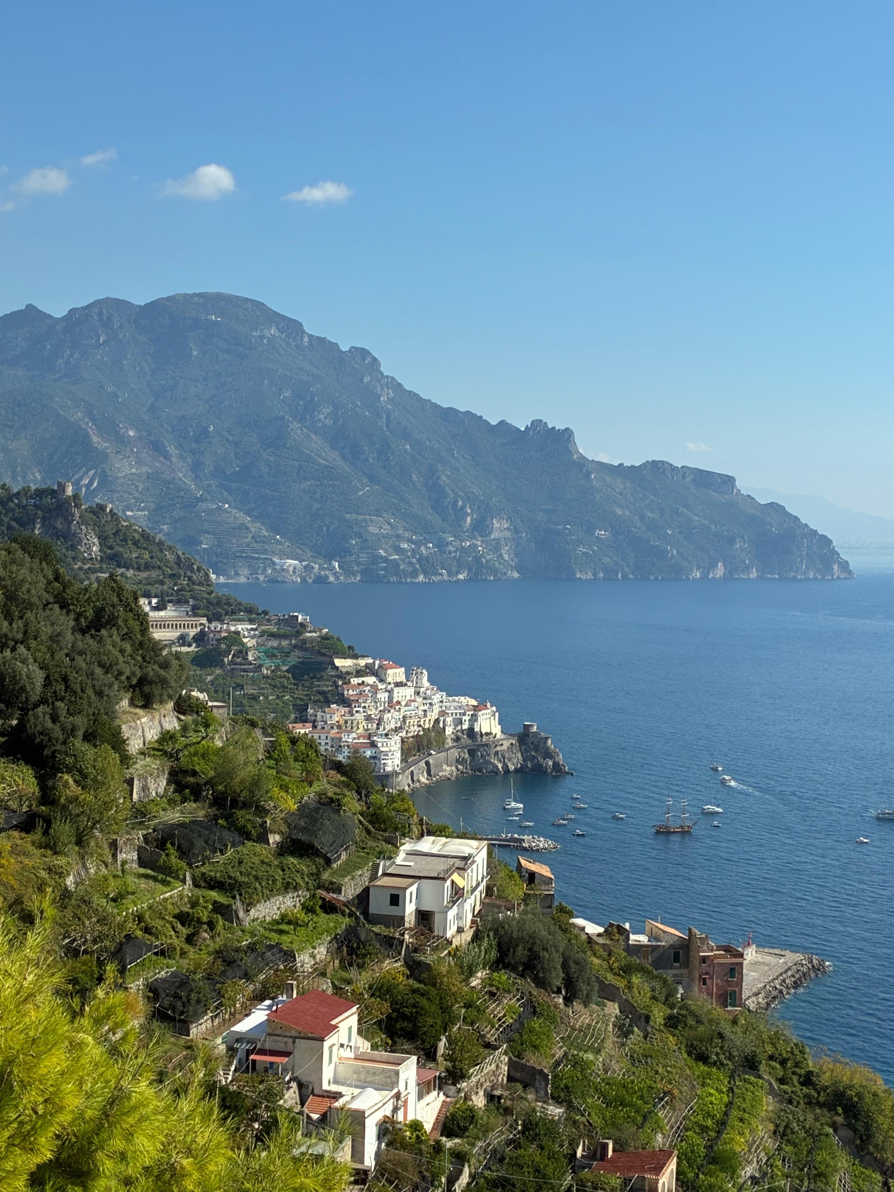  View of Amalfi from Villa