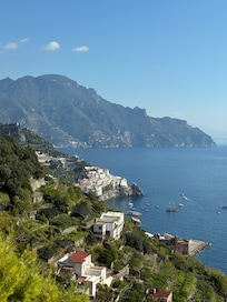 View of Amalfi from Villa