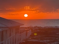 Beautiful sunset from the deck.