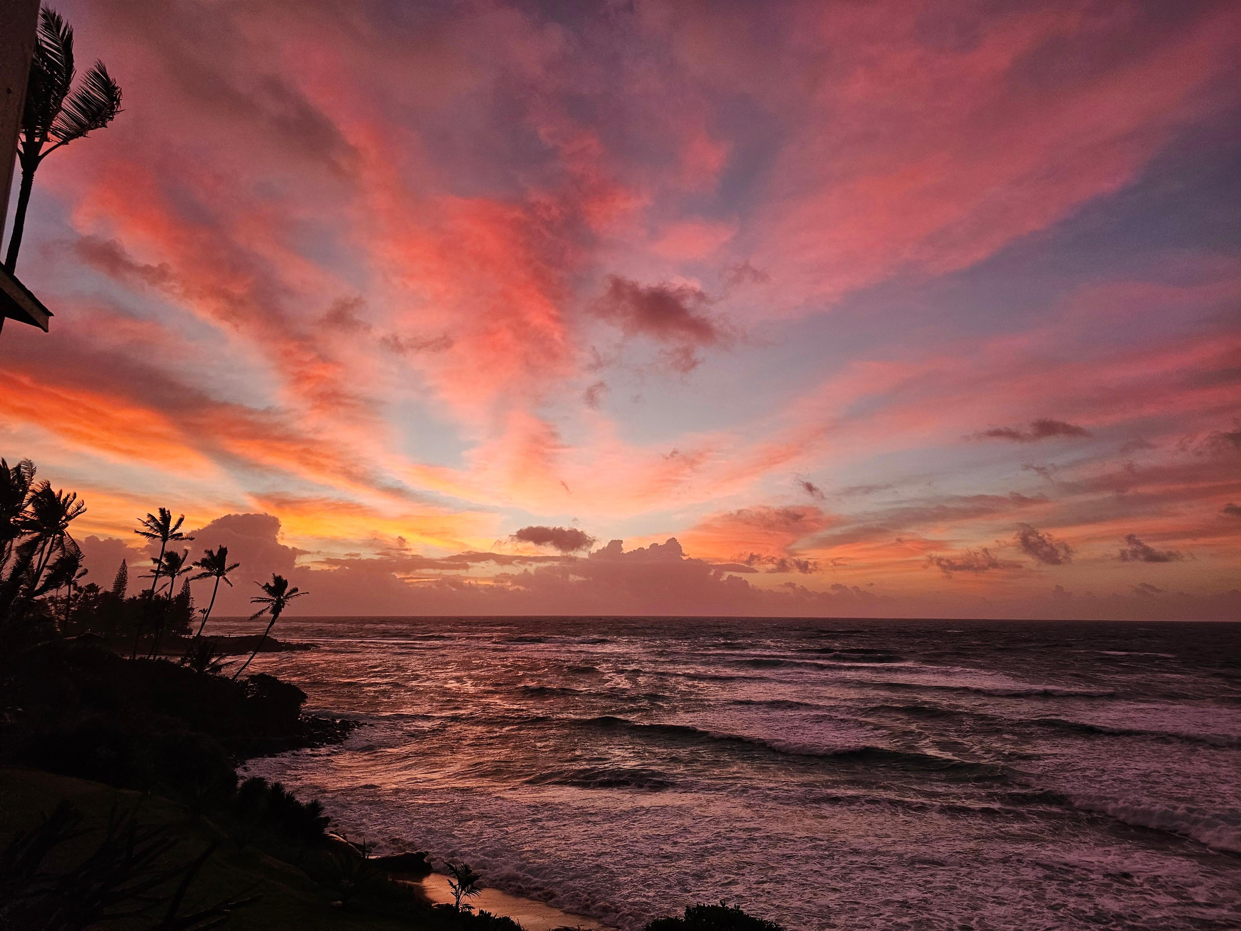 Sunrise from our lanai