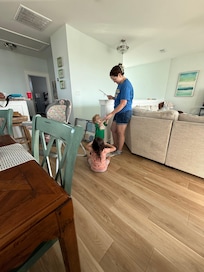 Kids had plenty of room to roam and they loved the bunk beds!