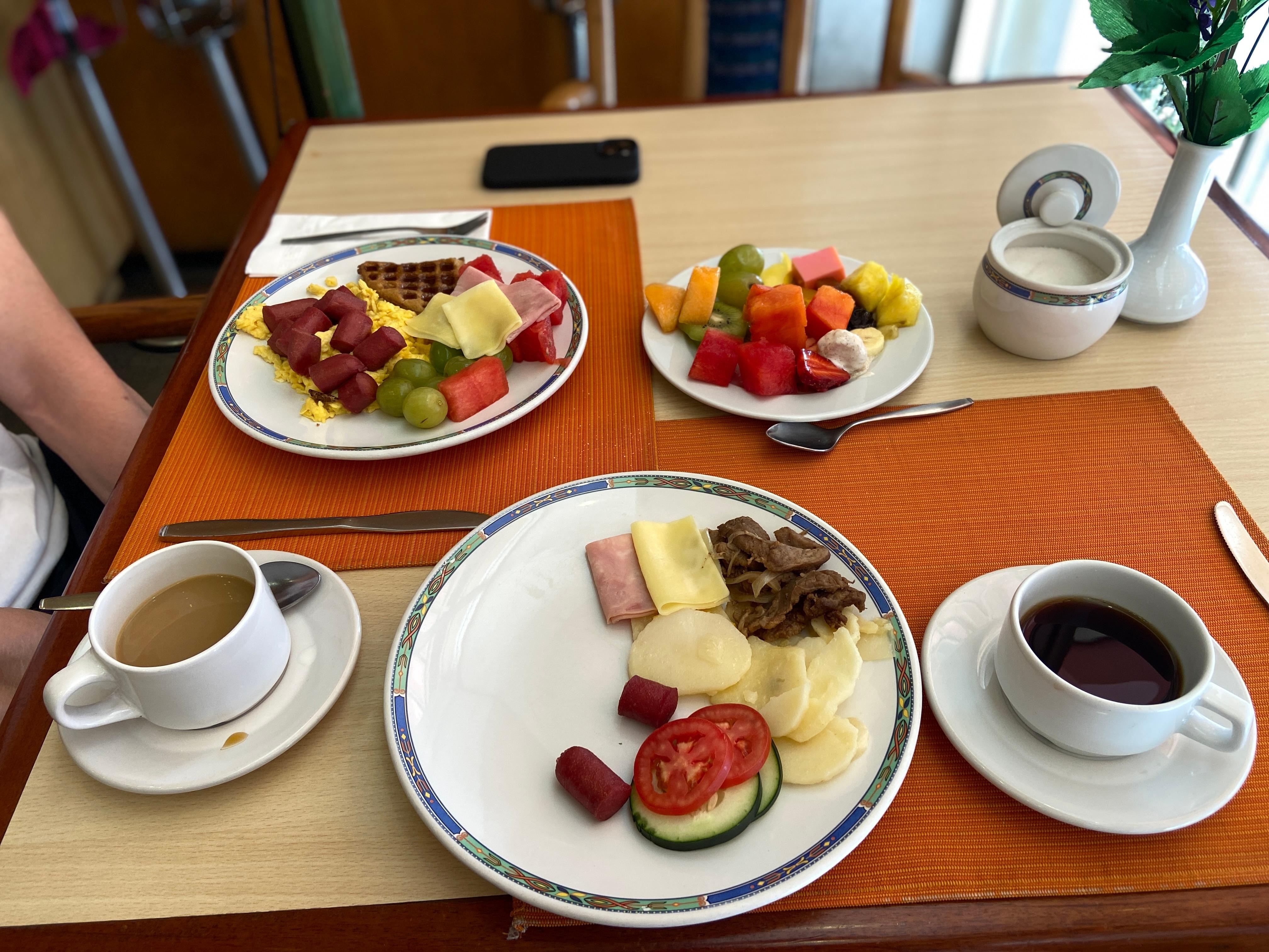 Breakfast buffet - amazing variety! Staff is very welcoming. 