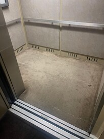 Elevator floor…just falling apart