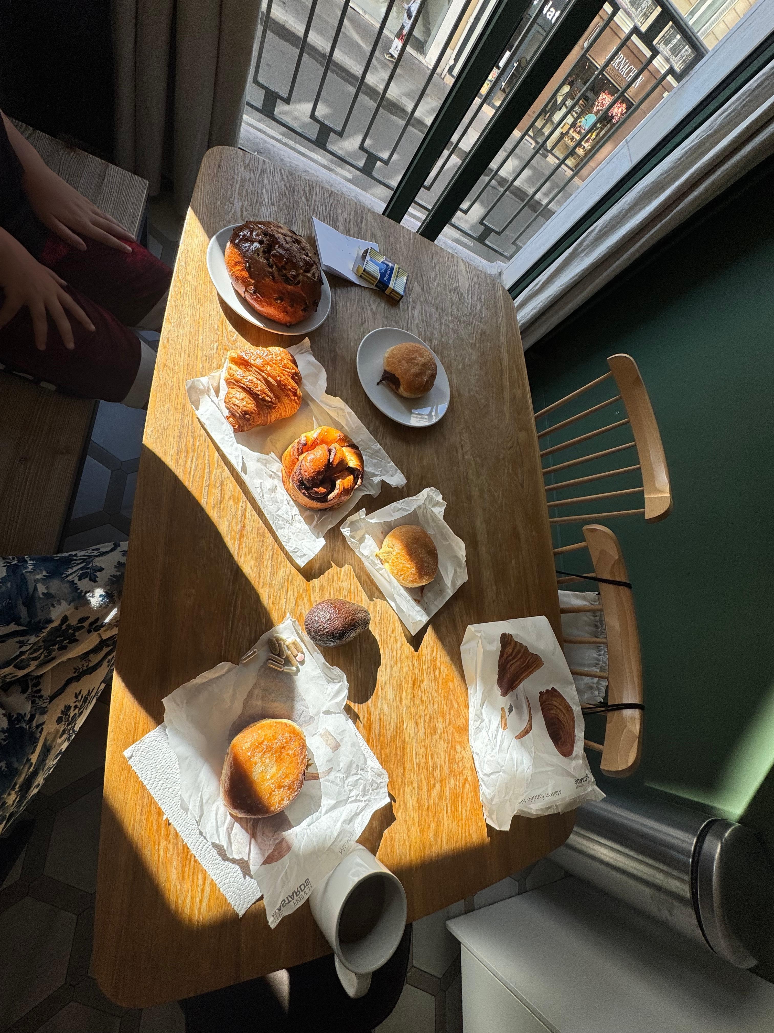 From the boulangeries downstairs! 