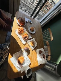 From the boulangeries downstairs!