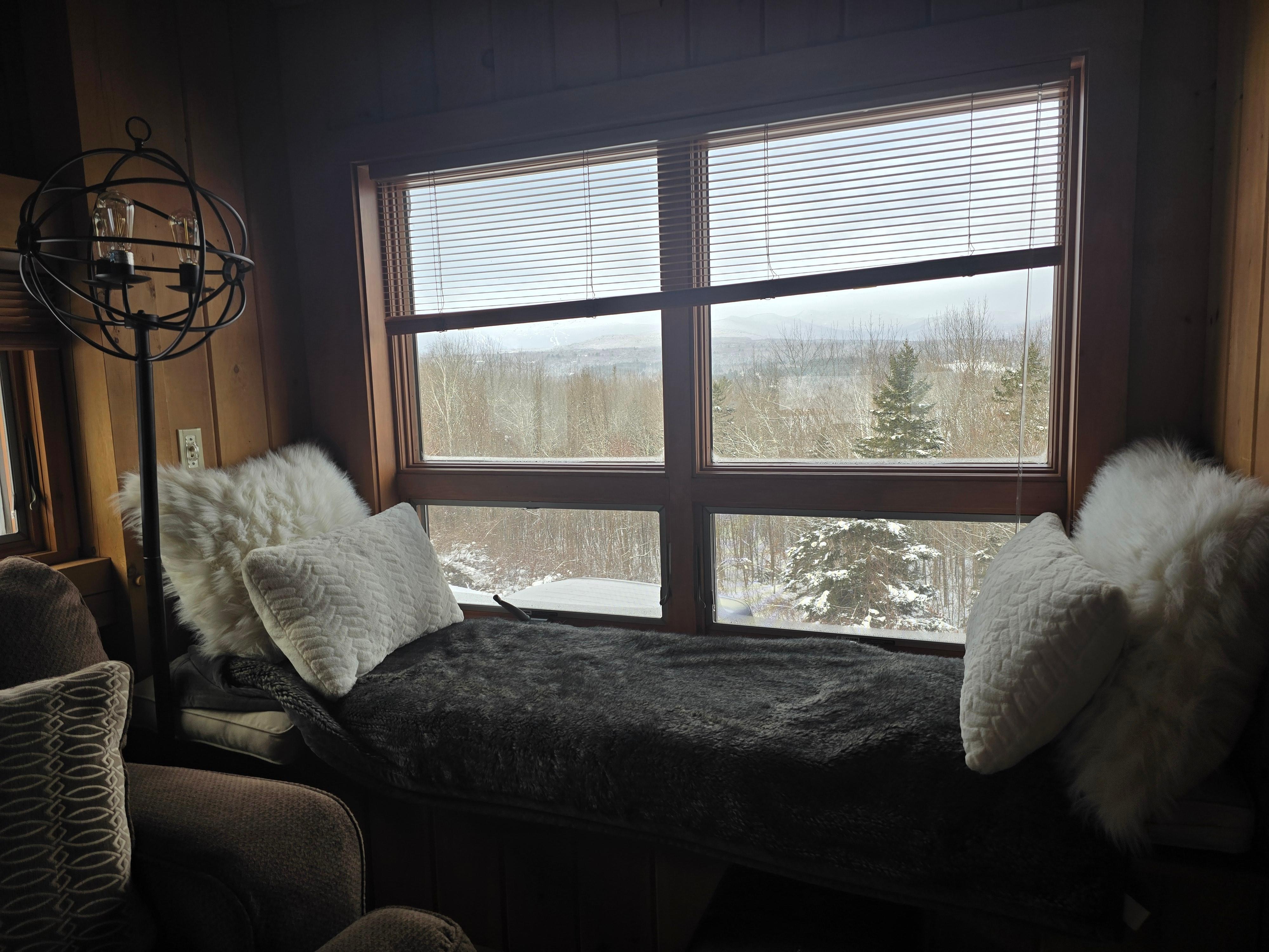 A great place to relax with a cup of tea and enjoy the landscape 