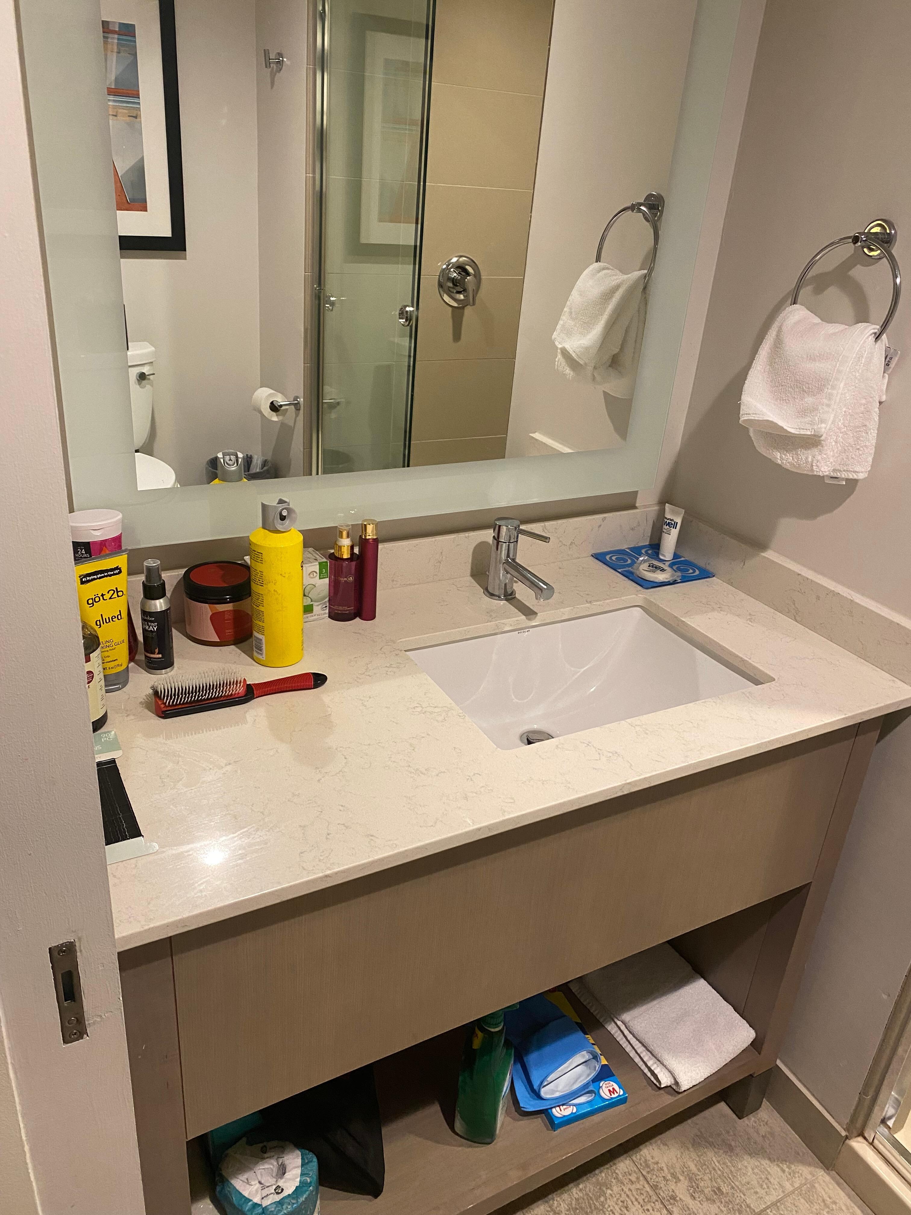 Bathroom area